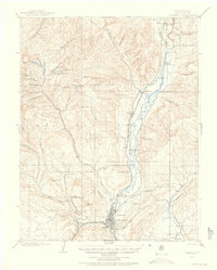 1907 Map of Durango, CO, 1955 Print