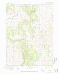 preview thumbnail of historical topo map of Moffat County, CO in 1960