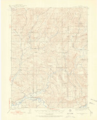 1923 Map of Elkhead Creek, 1955 Print