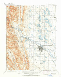1906 Map of Fort Collins, 1965 Print