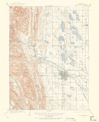 1906 Map of Larimer County, CO, 1955 Print