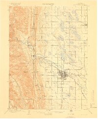 1908 Map of Fort Collins, CO