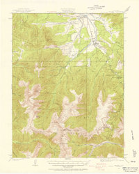 Download a high-resolution, GPS-compatible USGS topo map for Fraser, CO (1957 edition)