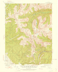 Download a high-resolution, GPS-compatible USGS topo map for Garfield, CO (1954 edition)