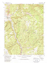 Download a high-resolution, GPS-compatible USGS topo map for Gateway, CO (1986 edition)