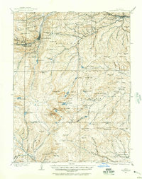 1903 Map of Georgetown, 1957 Print