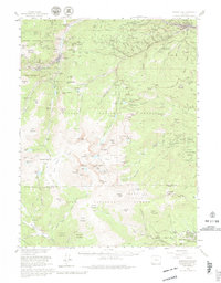 preview thumbnail of historical topo map of Georgetown, CO in 1957