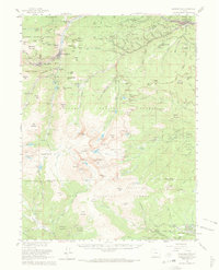 preview thumbnail of historical topo map of Georgetown, CO in 1957