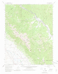 Download a high-resolution, GPS-compatible USGS topo map for Howard, CO (1981 edition)