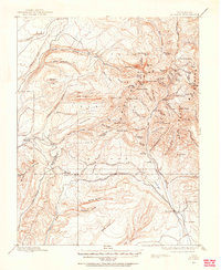 1895 Map of La Plata County, CO, 1966 Print