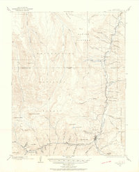 1903 Map of Hinsdale County, CO, 1961 Print
