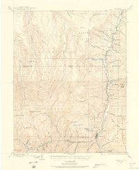 1903 Map of Hinsdale County, CO, 1955 Print