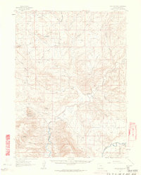 preview thumbnail of historical topo map of Moffat County, CO in 1960