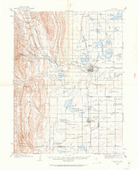 1906 Map of Loveland, 1963 Print