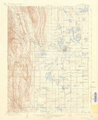 1908 Map of Loveland, CO, 1927 Print