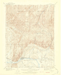 Download a high-resolution, GPS-compatible USGS topo map for Meeker, CO (1958 edition)