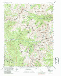 preview thumbnail of historical topo map of Montezuma, CO in 1974