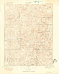 1924 Map of Montezuma, CO
