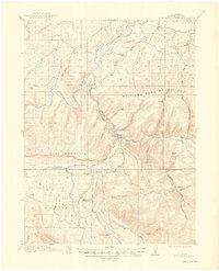 Download a high-resolution, GPS-compatible USGS topo map for Monument Butte, CO (1949 edition)