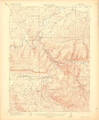 preview thumbnail of historical topo map of Moffat County, CO in 1915