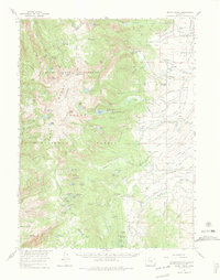 Download a high-resolution, GPS-compatible USGS topo map for Mount Ethel, CO (1974 edition)