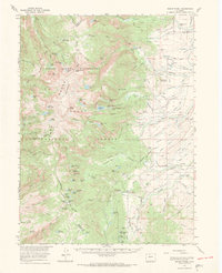 Download a high-resolution, GPS-compatible USGS topo map for Mount Ethel, CO (1969 edition)