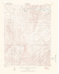 Download a high-resolution, GPS-compatible USGS topo map for Mount Harris, CO (1964 edition)
