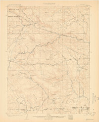 preview thumbnail of historical topo map of Larimer County, CO in 1907