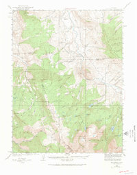 Download a high-resolution, GPS-compatible USGS topo map for Mount Powell, CO (1974 edition)