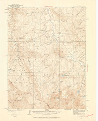 Download a high-resolution, GPS-compatible USGS topo map for Mount Powell, CO (1959 edition)