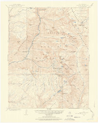 Download a high-resolution, GPS-compatible USGS topo map for Needle Mountains, CO (1955 edition)