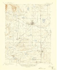 1904 Map of Niwot, 1945 Print