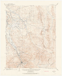 preview thumbnail of historical topo map of Ouray, CO in 1902