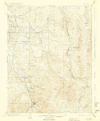 1904 Map of Ouray, CO, 1938 Print