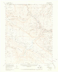 preview thumbnail of historical topo map of Montrose County, CO in 1960