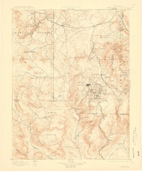 Download a high-resolution, GPS-compatible USGS topo map for Pikes Peak, CO (1909 edition)