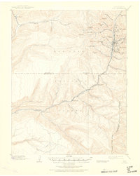 1899 Map of Rico, CO, 1951 Print