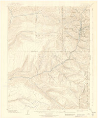 1899 Map of Rico, CO, 1939 Print
