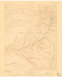 1899 Map of Rico, CO, 1910 Print