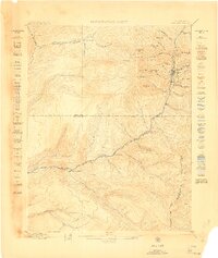 1899 Map of Rico, CO