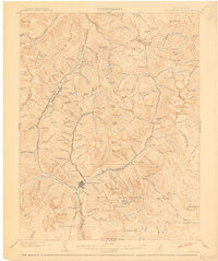 1902 Map of Silverton, CO, 1910 Print