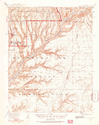 Download a high-resolution, GPS-compatible USGS topo map for Soda Canyon, CO (1953 edition)