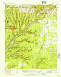 Download a high-resolution, GPS-compatible USGS topo map for Soda Canyon, CO (1953 edition)