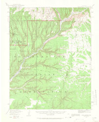 Download a high-resolution, GPS-compatible USGS topo map for Soda Canyon, CO (1964 edition)