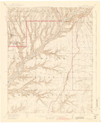 Download a high-resolution, GPS-compatible USGS topo map for Soda Canyon, CO (1943 edition)