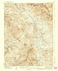 preview thumbnail of historical topo map of Gunnison County, CO in 1937