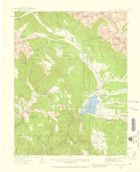 preview thumbnail of historical topo map of Gunnison County, CO in 1934