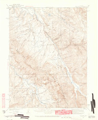 Download a high-resolution, GPS-compatible USGS topo map for Ute Peak, CO (1965 edition)