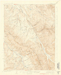 Download a high-resolution, GPS-compatible USGS topo map for Ute Peak, CO (1937 edition)