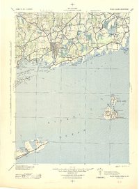 Download a high-resolution, GPS-compatible USGS topo map for Block Island, CT (1944 edition)